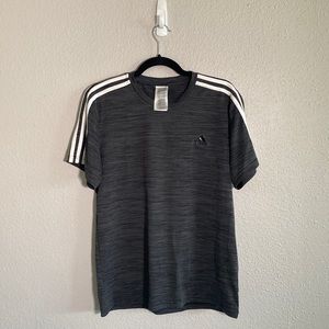 Unisex Grey Adidas Tee Shirt